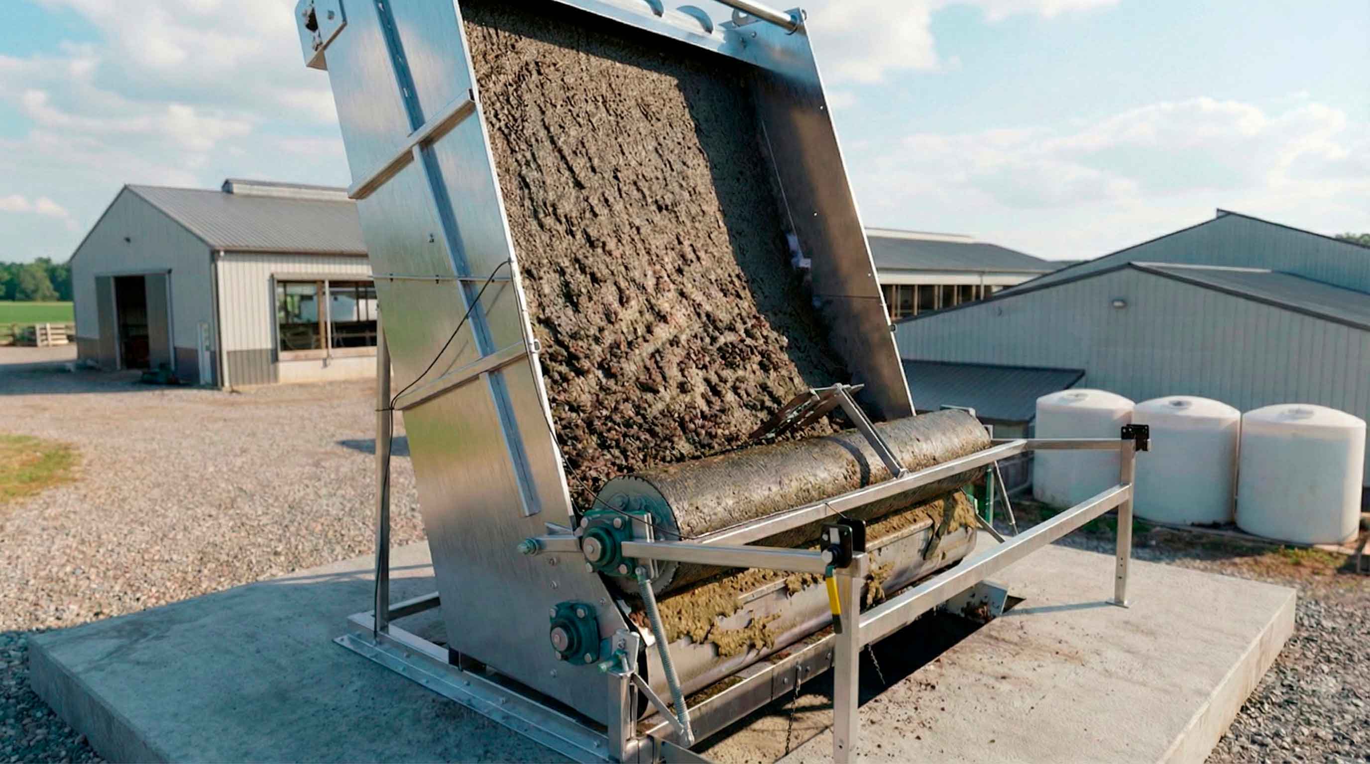 Tamiz Rodillo Para Tratamiento de Lodos