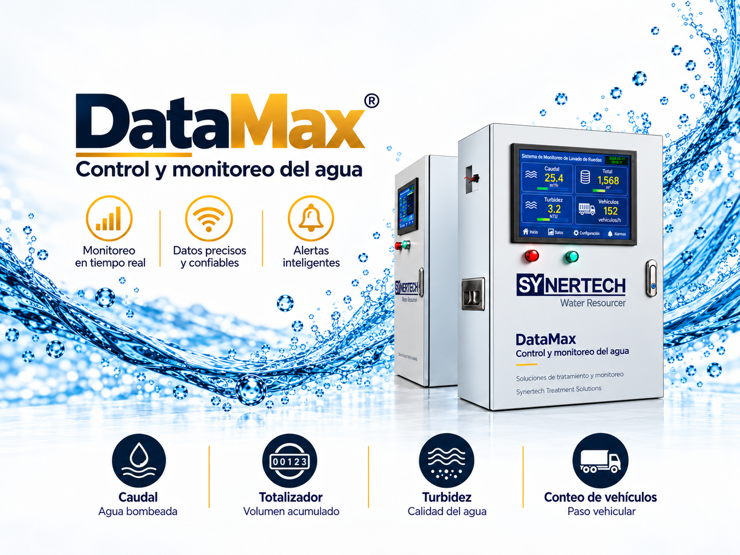 Sensores y telemetría para control diario de RHINO MAX