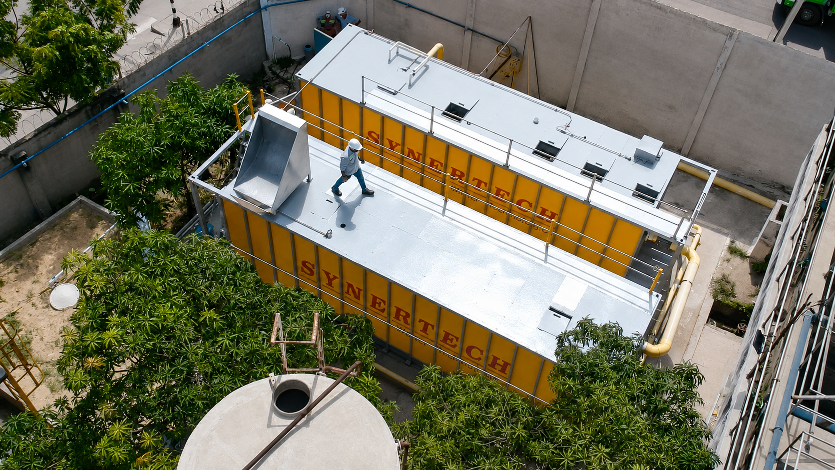 Planta contenedorizada para tratamiento de aguas residuales y agua potable COD 094: COOLECHERA