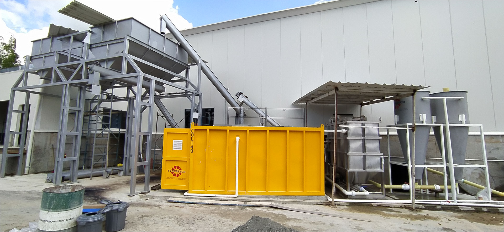 Planta contenedorizada para tratamiento de aguas residuales y agua potable COD 147: PARQUE INDUSTRIAL PUERTO DEL SOL
