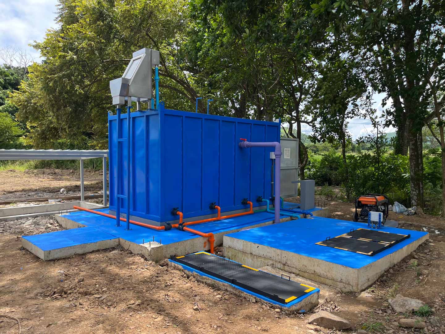 Planta contenedorizada para tratamiento de aguas residuales y agua potable COD 380: ECOAMBIENTES