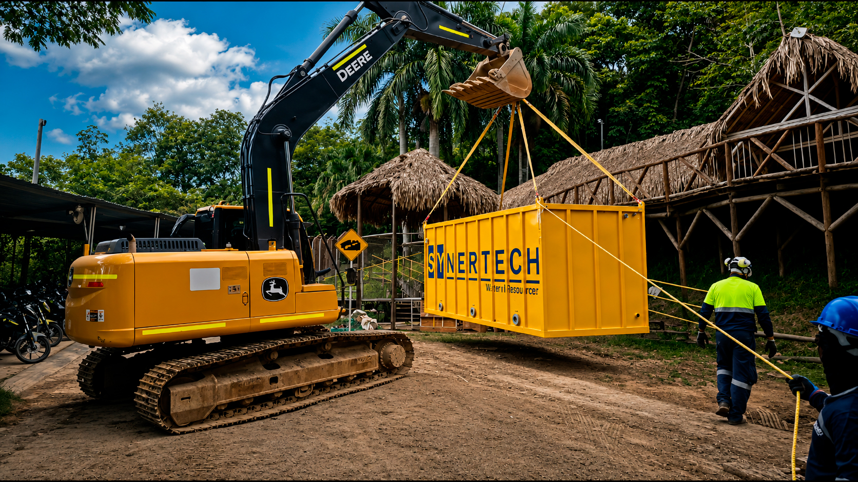 Planta contenedorizada para tratamiento de aguas residuales y agua potable COD 387: ARIS MINING