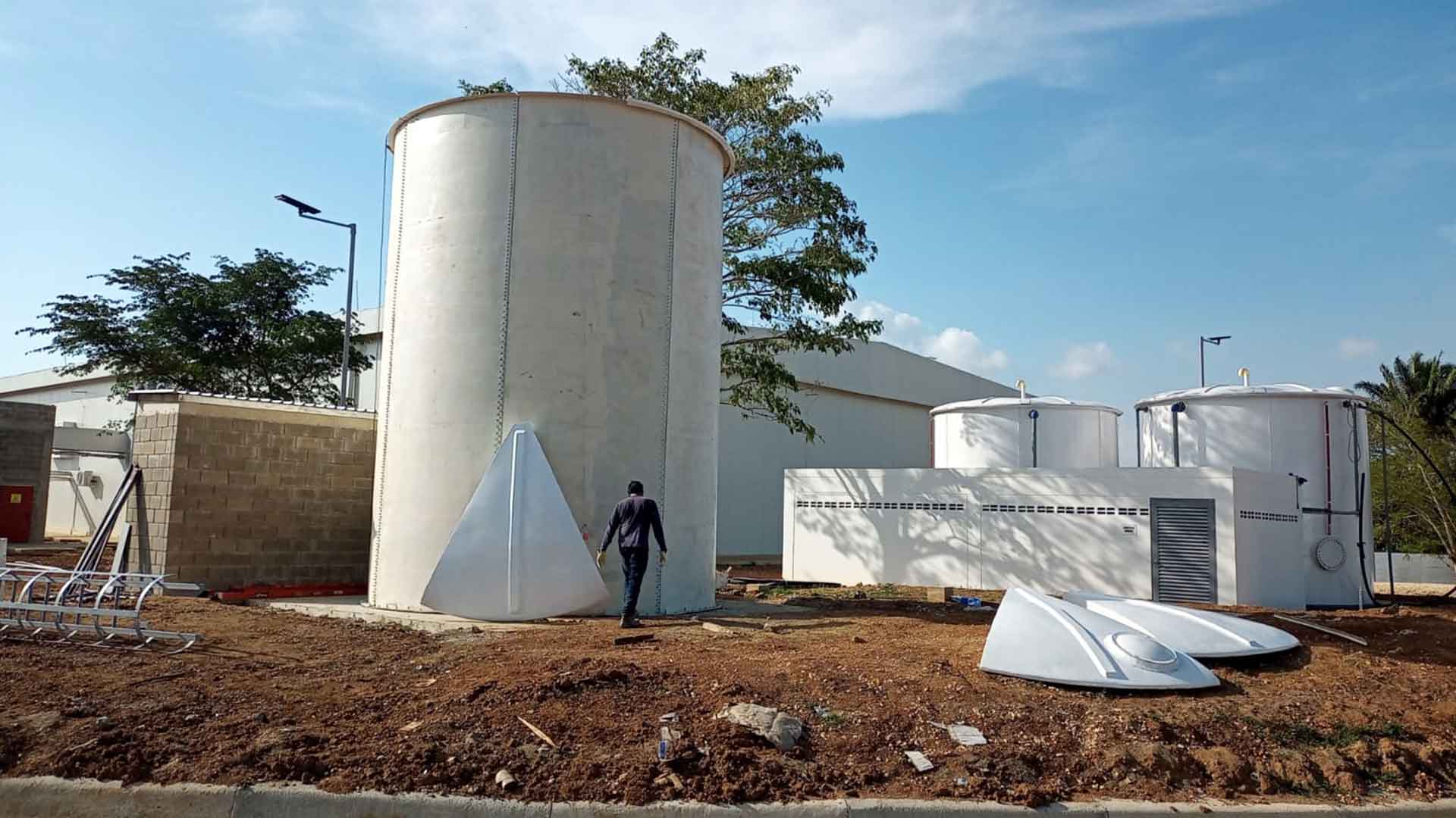 Tanques modulares para almacenamiento de agua y procesos industriales: Hidrosfera