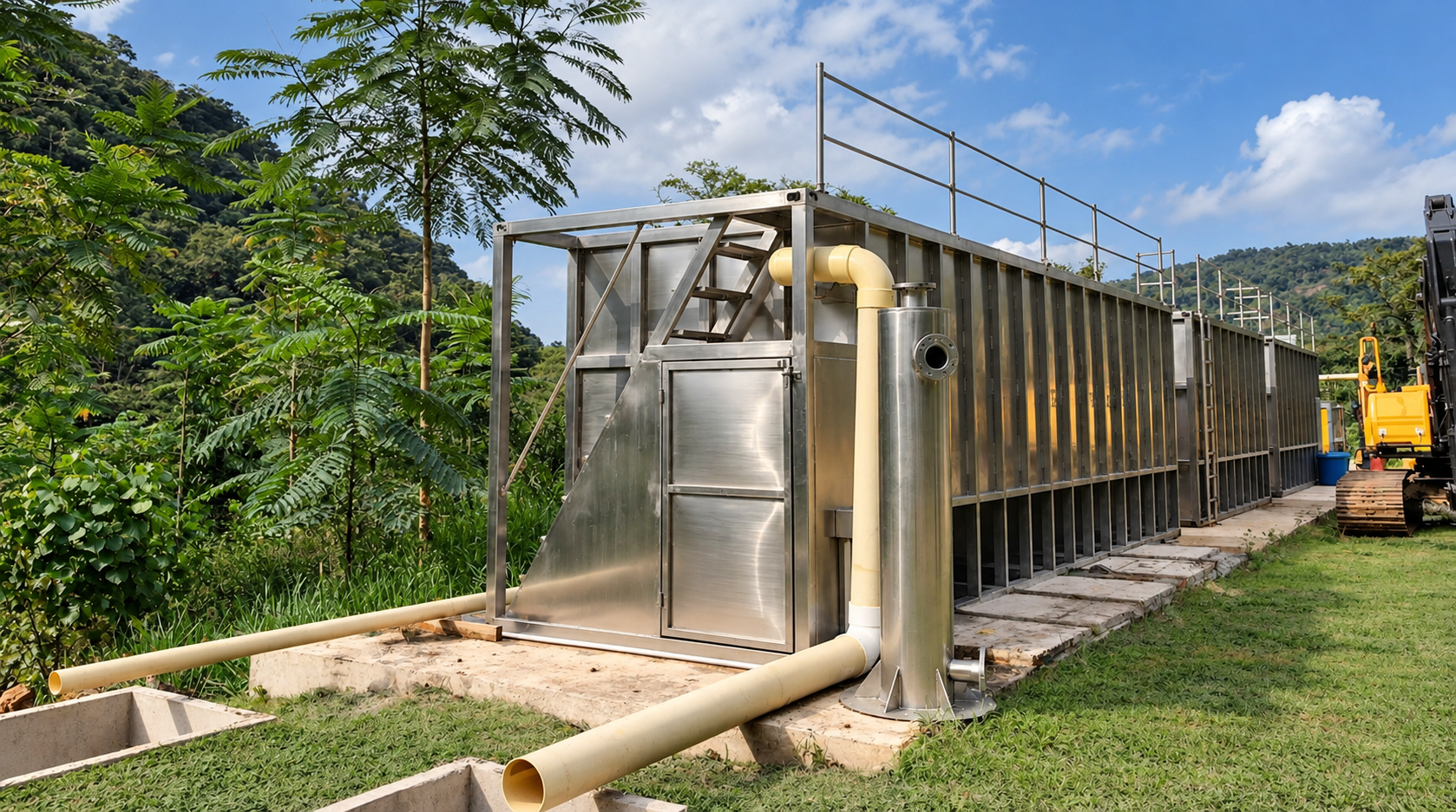 Unidad de decantación y espesamiento de lodos para minería